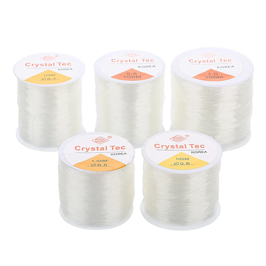 

0.5-1.0mm Elastic Cord Beading Thread Stretch String Fibre Crafting Line For Jewelry Making DIY Seed Beads Pony Beads Bracelets