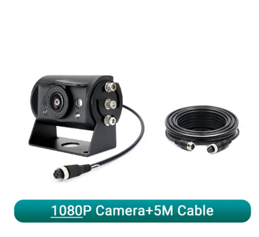 

AHD 1920*1080P инфракрасная автомобильная камера, ИК Ночное Видение, водонепроницаемый монитор заднего вида, RCA видеокабель для грузовика, автобуса