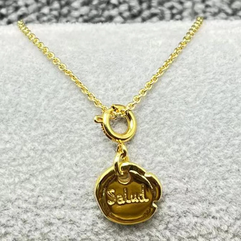 

European and American New Original Hot Selling Fashion Plated 925 Silver Small Necklace Festival Jewelry Valentine's Day Gift