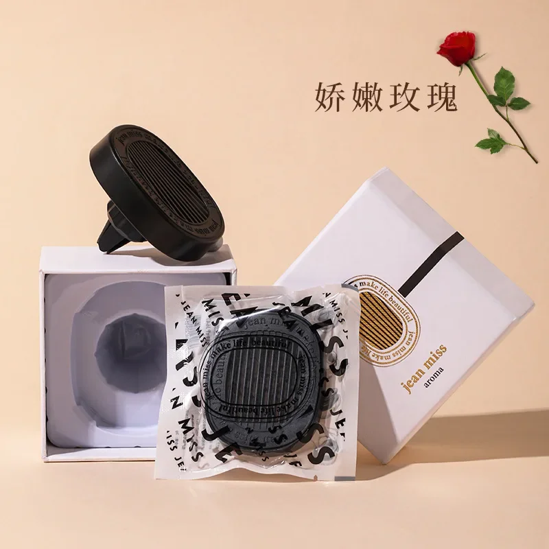 

Car Air Freshener Rose Perfumes for Cars Interior Flavoring Fresheners Auto Aroma diptyque Diffuser Lemon Fragrance Gift Box