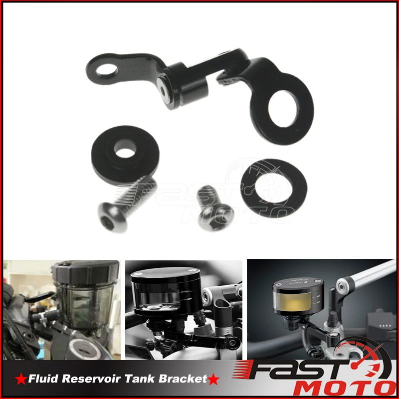

Motorcycle Clutch Brake Master Cylinder Fluid Reservoir Tank Oil Cup Holder Support Bracket For Honda Yamaha Cafe Racer Suzuki