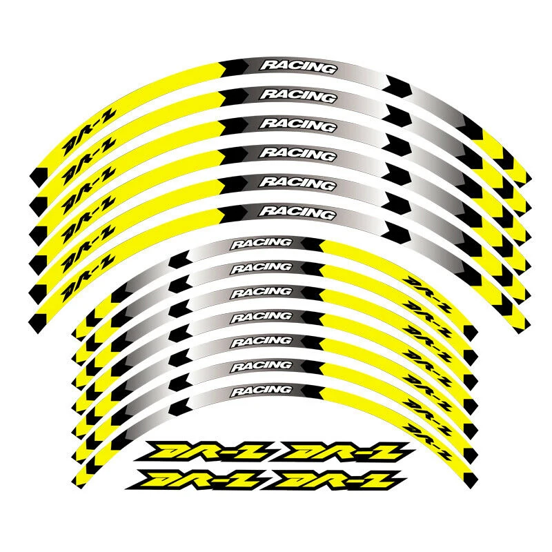 FOR SUZUKI DRZ 400 400S 400E 2000-2021 &quot18 &quot21 Motorcycle Accessories WHEEL STICKERS | Decals &amp Stickers