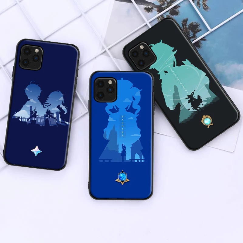 

Genshin Impact Anime Phone Case For iPhone 6 6S 7 8 Plus 11 12 13 Pro XS MAX 12 Mini X XR SE 2020 Back Cover Carcasa Funda