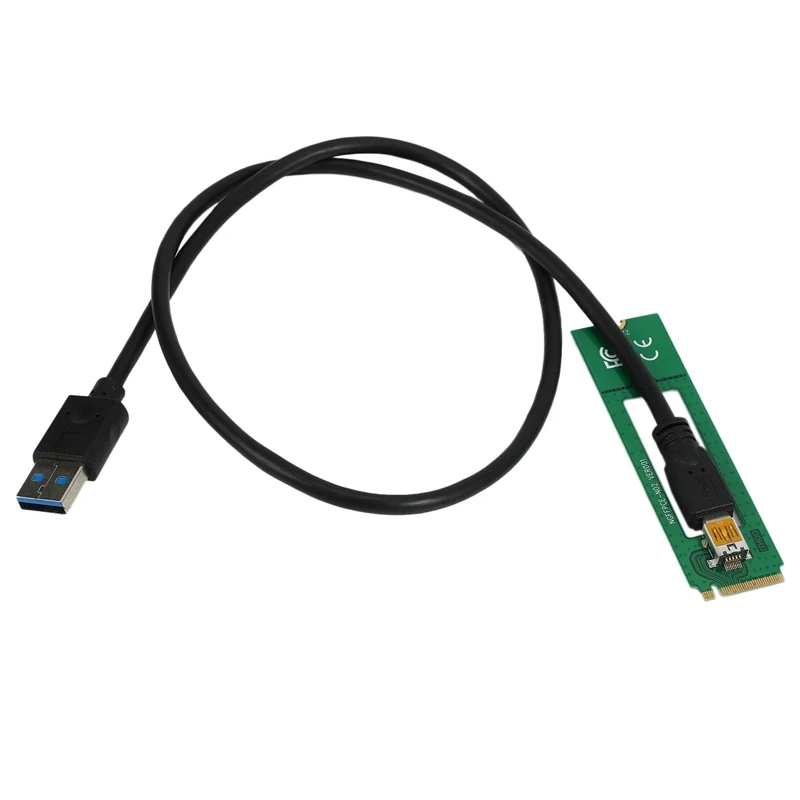 Ключ NGFF M.2 M для USB 3.0 PCI-E Райзер-карта M2 3 0 PCIE 16X 1X удлинитель с питанием майнинга
