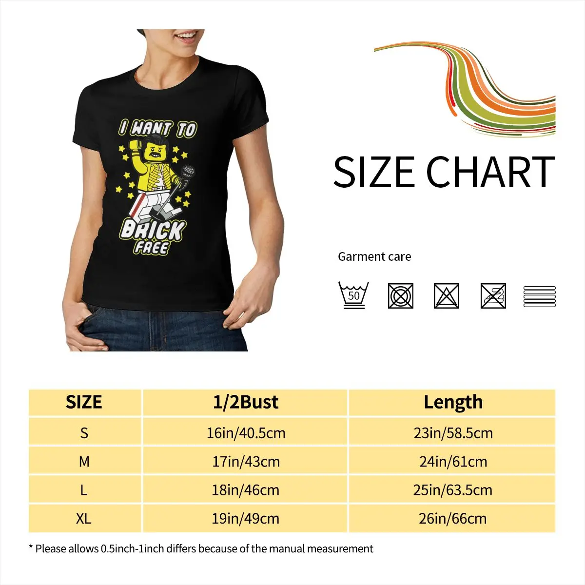 Забавная женская футболка Sh12 I Want To Block с карикатурой Freelego Queen Freddie Mercury крутая