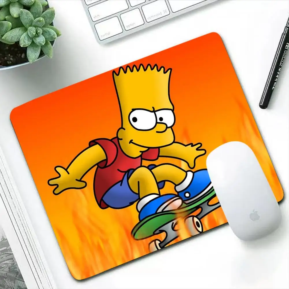 The Simpsons Small Pc Gamer Complete Pad Gaming Accessories Anime Mouse Pad Mousepad Keyboard For Compass Desk Mat Mice