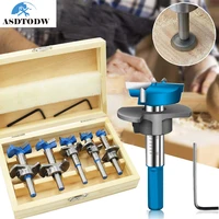 adjustable forstner drill bits tungsten high speed steel wood working hole cutter titanium coated wood boring hole drilling set