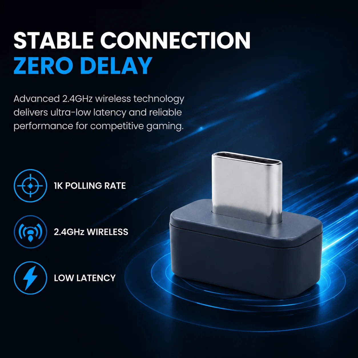 Фото USB-C приемник для Logitech G PRO X SUPERLIGHT/SUPERLIGHT 2/G PRO 2 LIGHTSPEED - USB-C адаптер для мыши, адаптер для приема сигнала №2