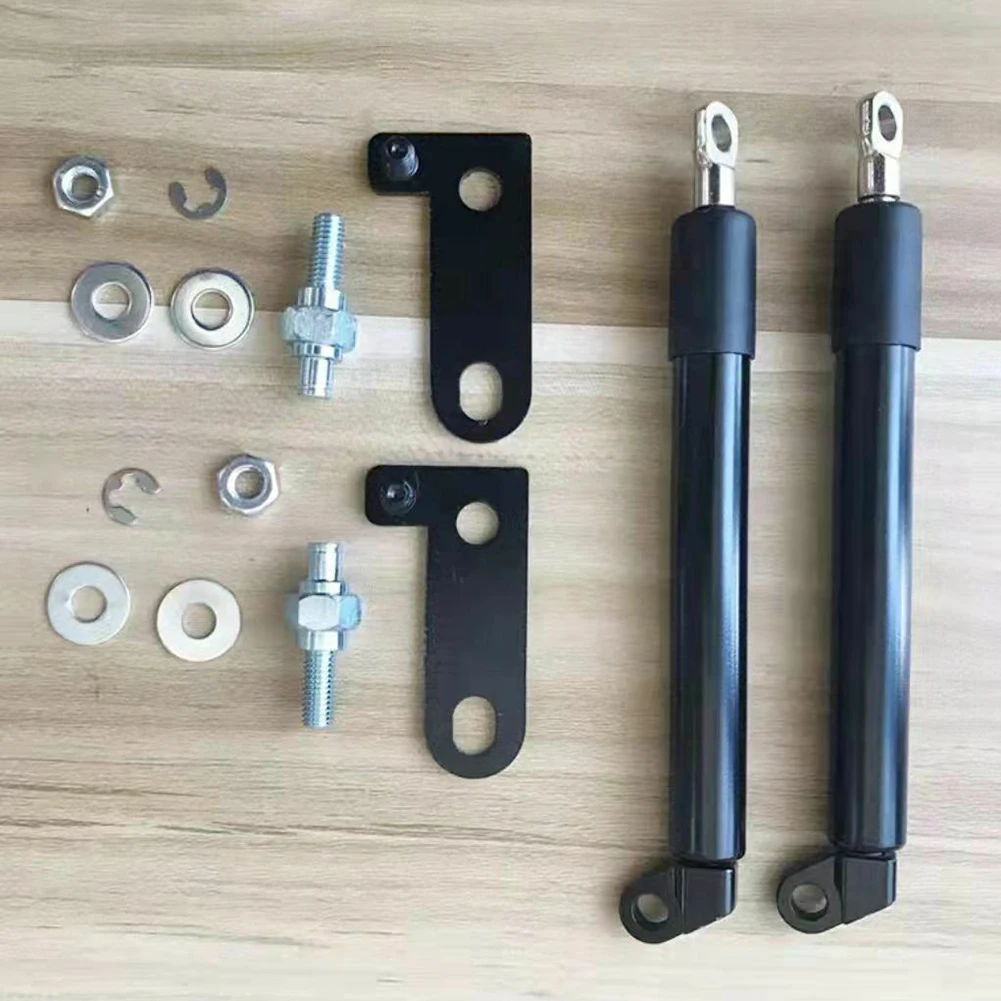 

Support Gas Hood Rear Trunk Lift Stainless Steel Struts Buffer Damping Durable And Practical To Use 2Pcs Durable