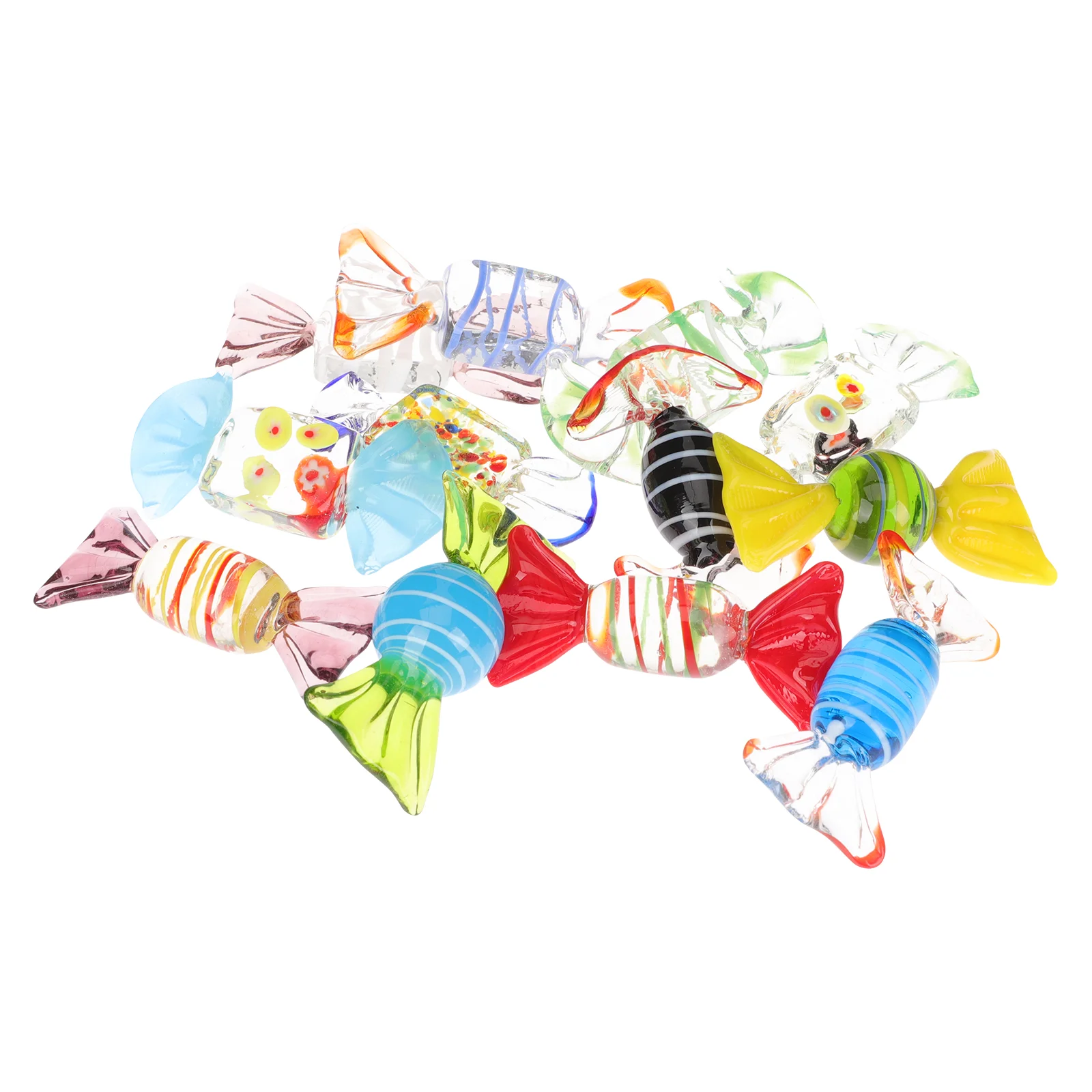 

Candy Glassornament Murano Ornaments Christmas Decor Decorationfake Party Wedding Figurines Figurine Cute Props Table Artificial