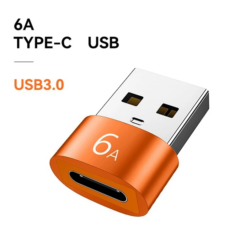 2 шт. переходник с USB Type C на 3 0 OTG 6 А