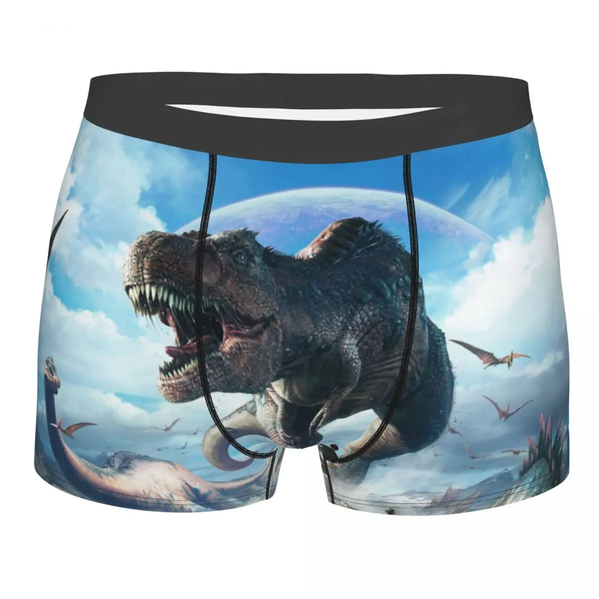 

Агрессивное искусственное выживание эволюция динозавр ARPG игры, очень дышащие трусики, высокое качество, шорты с принтом, идея подарка