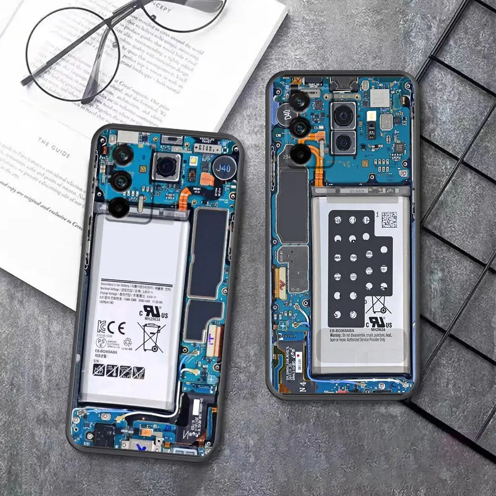 Чехол для OPPO Realme GT 2 Pro Master NARZO 50 50I 50A 5G C35 C33 C31 C30 C30S C21 C21Y C20 C15 C12 C11 чехол Cool Circuit Board