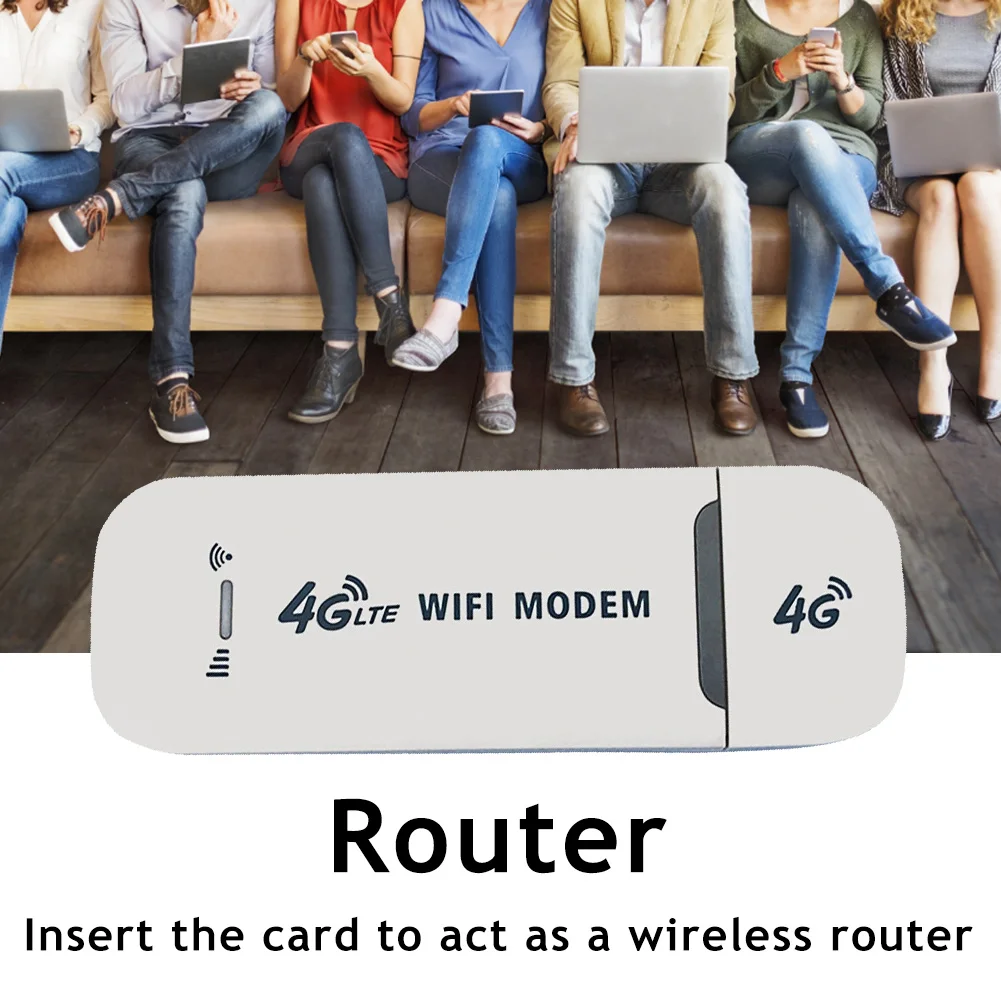 4G USB-модем WIFI Мобильный портативный беспроводной WiFi-адаптер Card Router Домашний