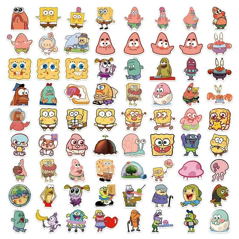 60 шт. стикеры в виде квадратных брюк