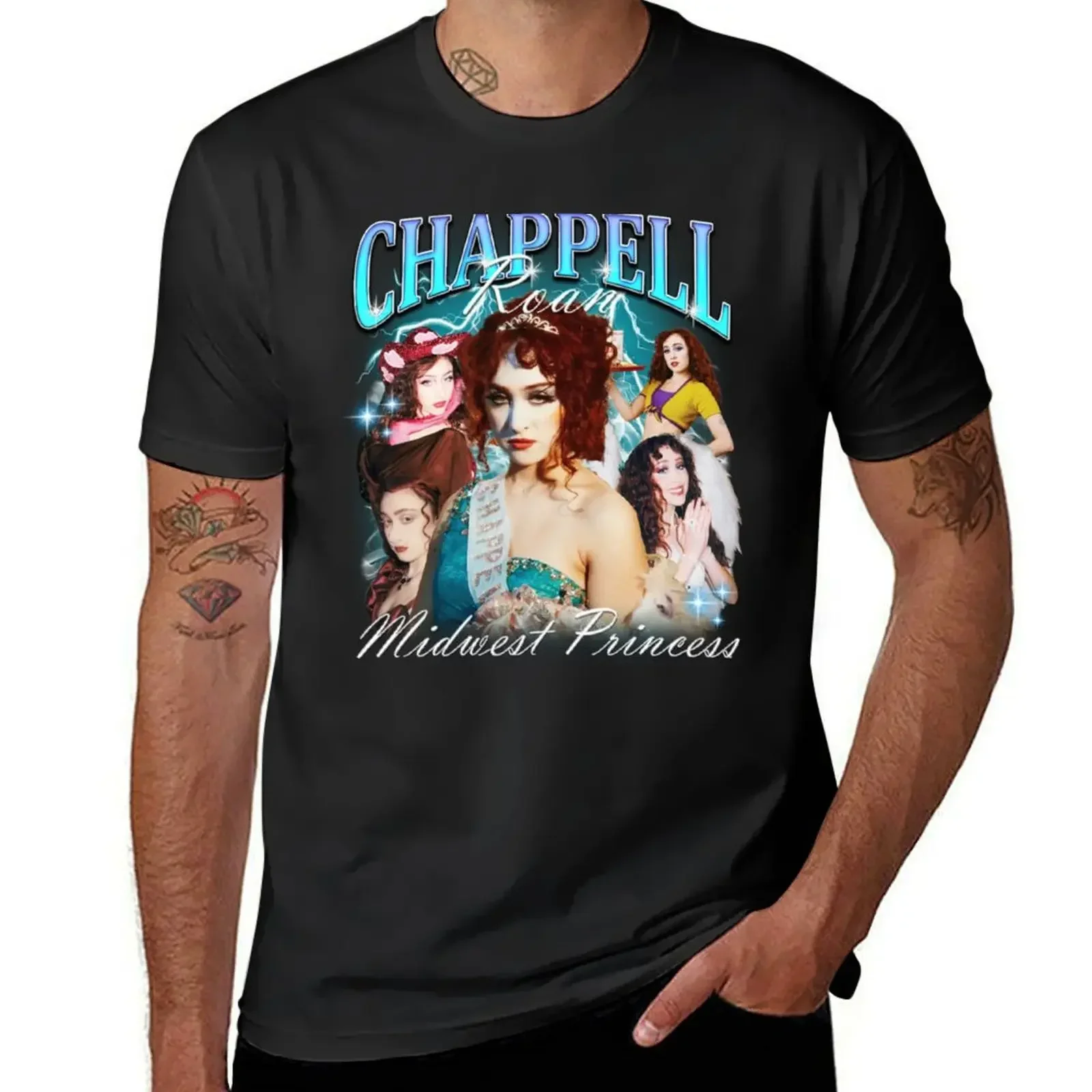 Chappell Roan – Midwest Princess T-Shirt graphics sports fans plus size tops boys animal print men workout shirt