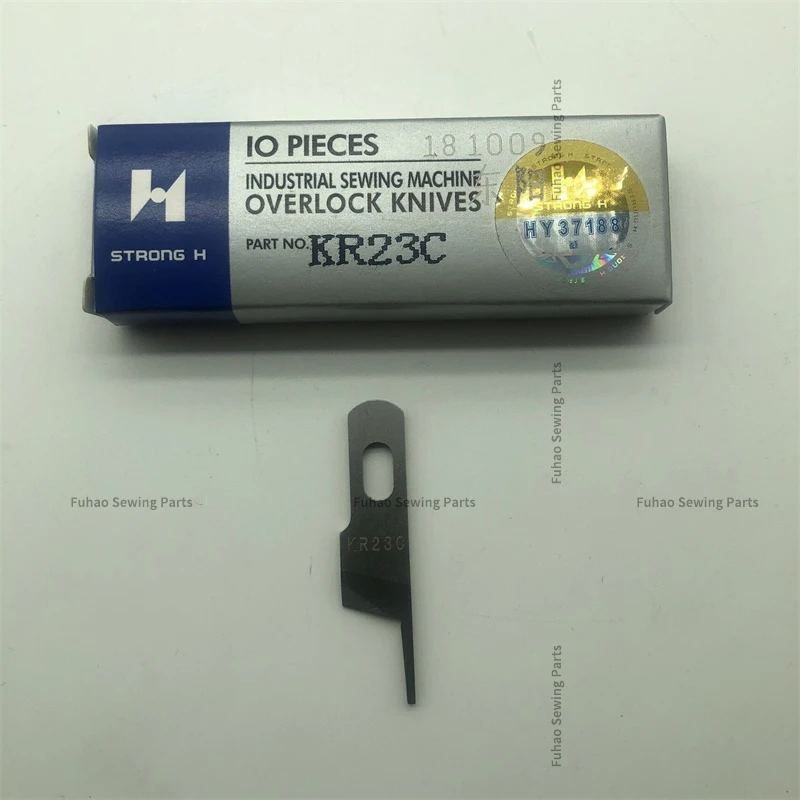10 шт. KR23C KR35C лезвие прочный H верхний и нижний нож резак ДЛЯ Siruba 757 оверлок с пятью