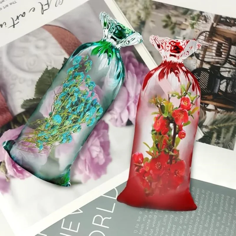 DIY счастливая сумка кристалл зеркальная для воды настольное украшение