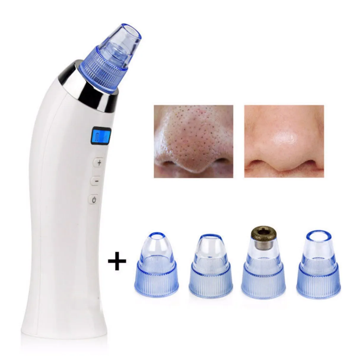 

Rechargeable Vacuum Blackhead Acne Skin Facial Cleanser Device Tool