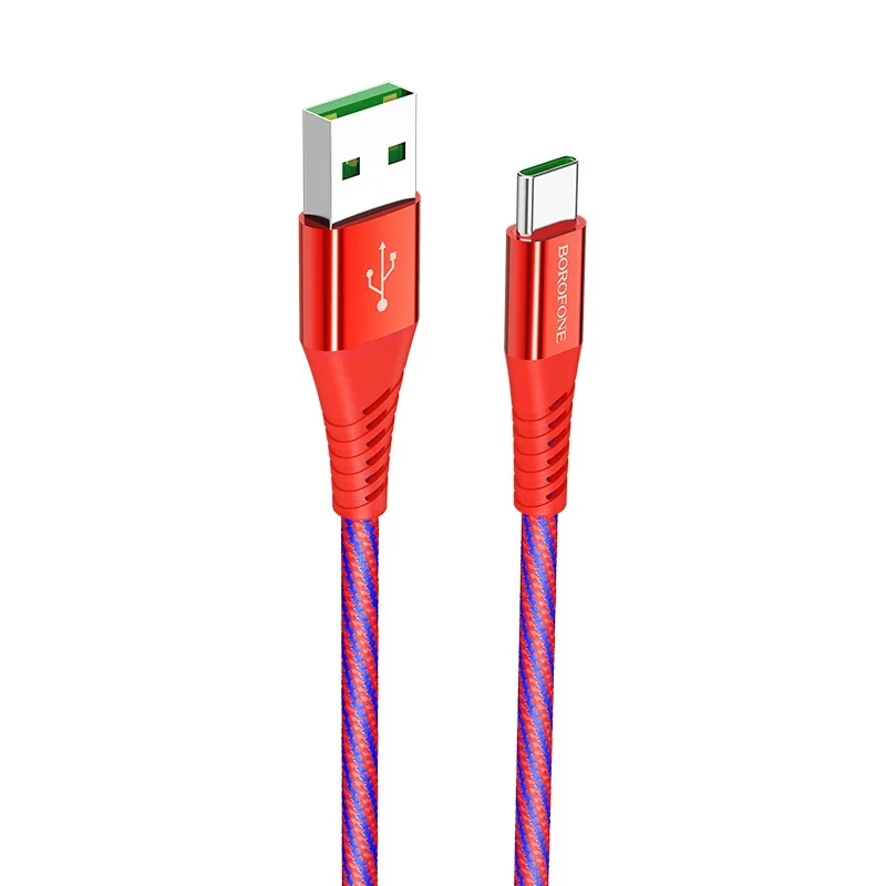 Дата-кабель USB 5 0A для Type-C Borofone BU13 нейлон 1 2м | Мобильные телефоны и аксессуары