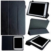 solid color universal tablet case leather flip stand cover for samsung android tablet 7 inch blue black color 7 tablet case