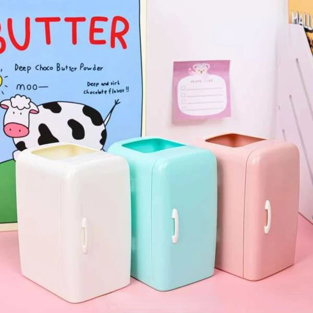 

Настольный мини-держатель для ручек в холодильнике, настольный органайзер, коробка для хранения, держатель для ручек, Милый органайзер для ...