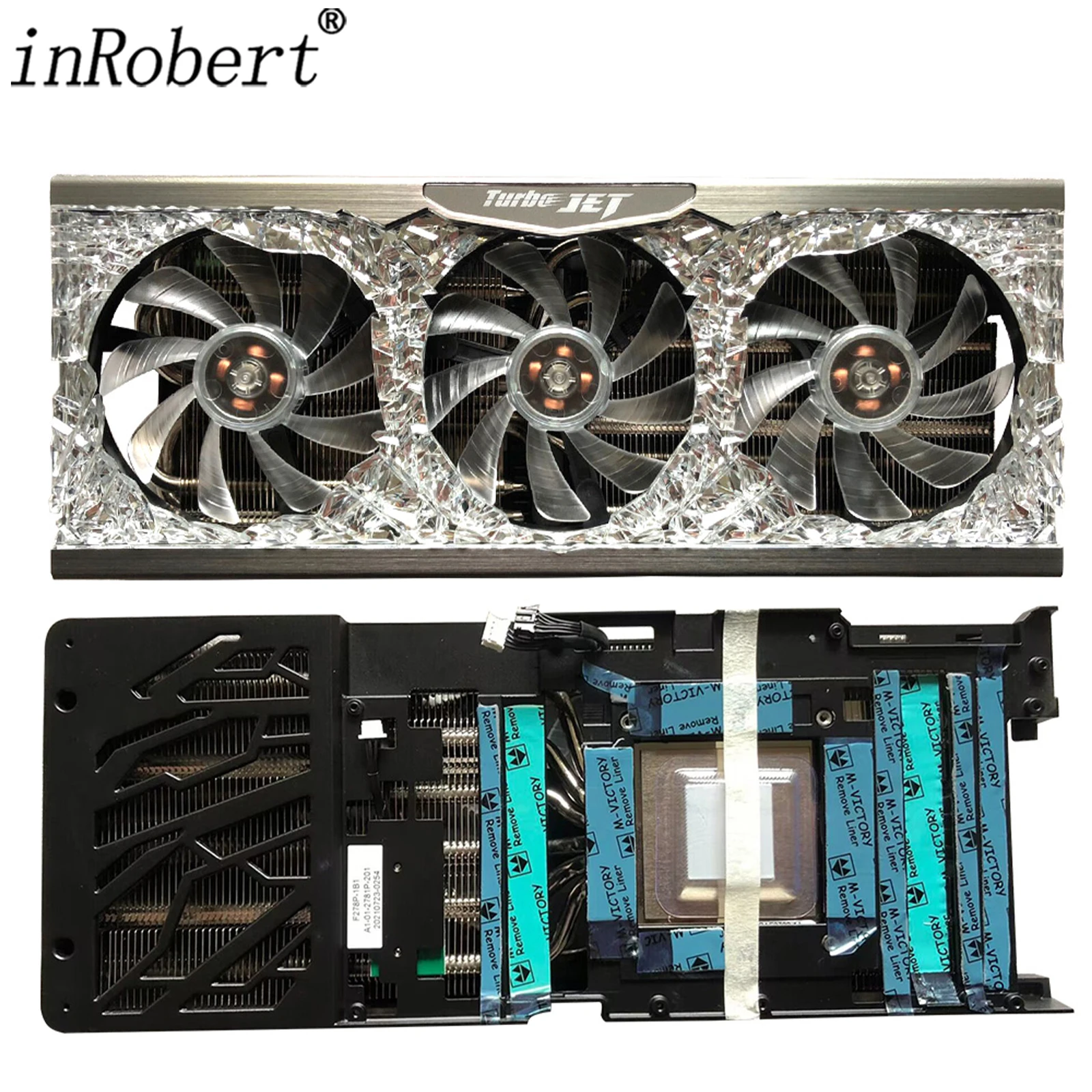 Сменный радиатор для видеокарты Palit GeForce RTX 3080 Ti GameRock оригинальный RTX3080Ti
