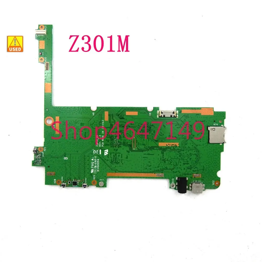 Z301M MT8163B процессор 2 Гб ОЗУ 16 Гб SSD PC материнская плата для ASUS Zenpad P023 Z300C Z300M P00C Z301M P028 Z300CL Z300CNL б/у