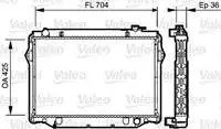 

734189 engine water radiator CRUISER for