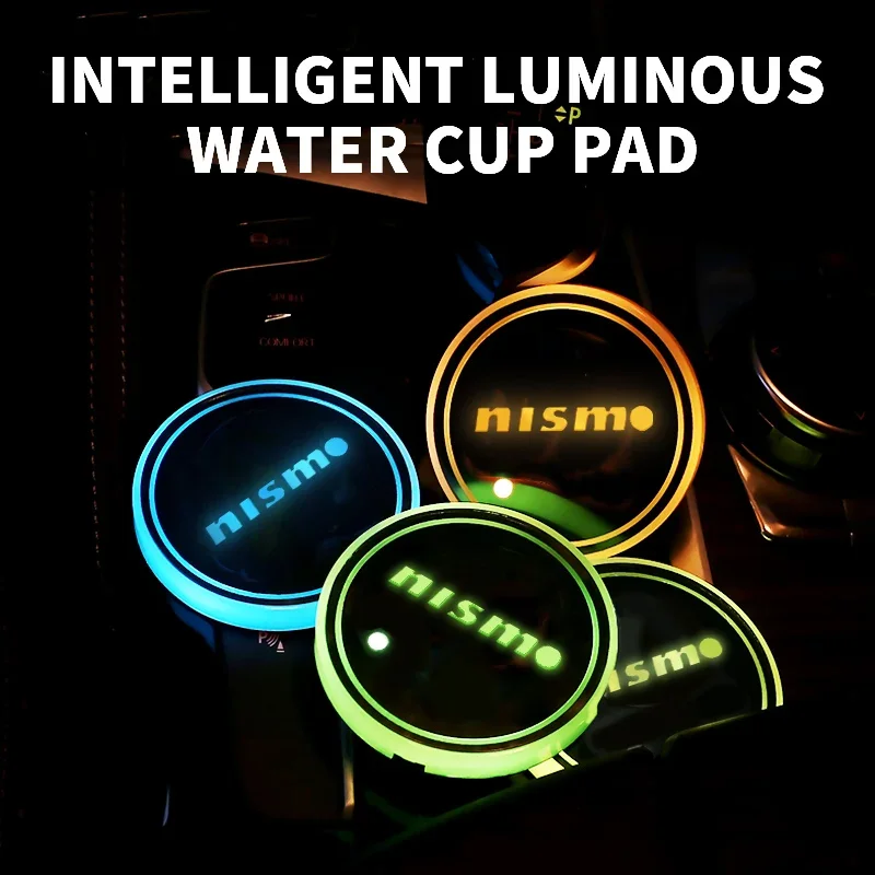 Автомобильная светодиодная подставка для чашки с водой зарядкой через USB