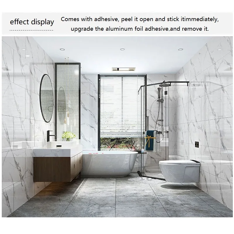 QiAds мрамор самоклеятся не оставляет клей самоклеящаяся отремонтированная