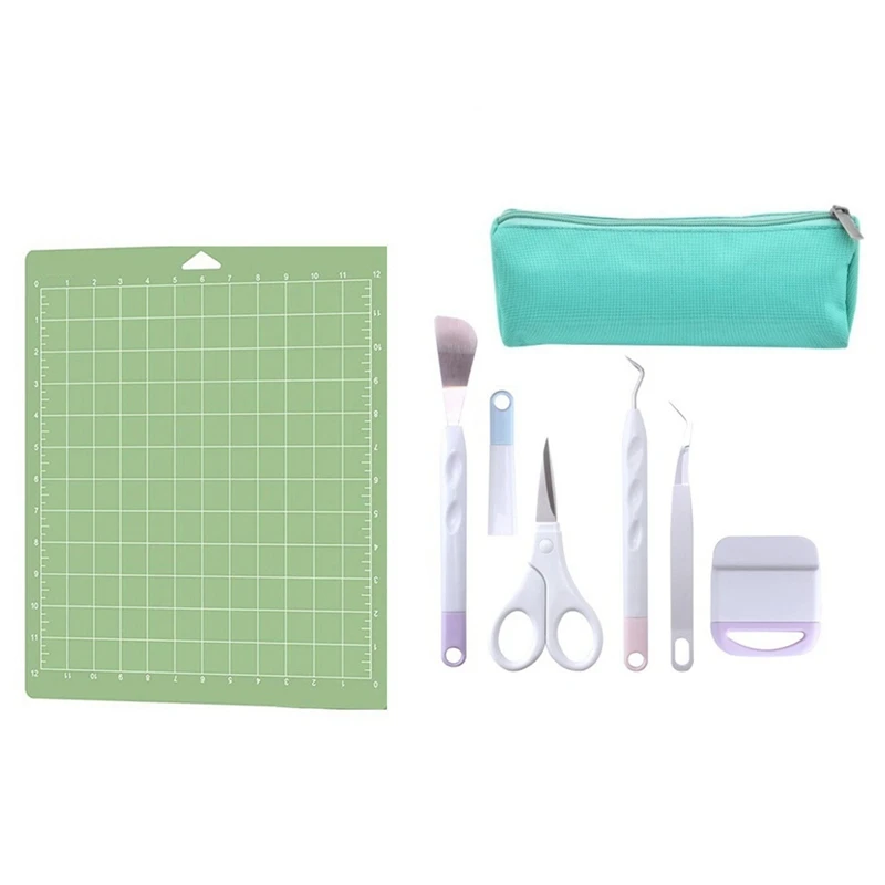 

Weeding Tools For Vinyl, Craft Vinyl Weeding Tools Set With Cutting Mat Kit For Silhouettes, Cameos, Lettering, Splicing