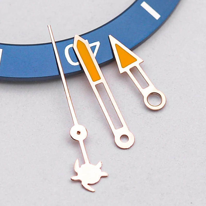 

Rose Gold Watch Hand NH36 Hand Fits NH35 4R35 4R36 7S26 Movements For Seiko SKX007 SRPD Watch Repair Replace Parts