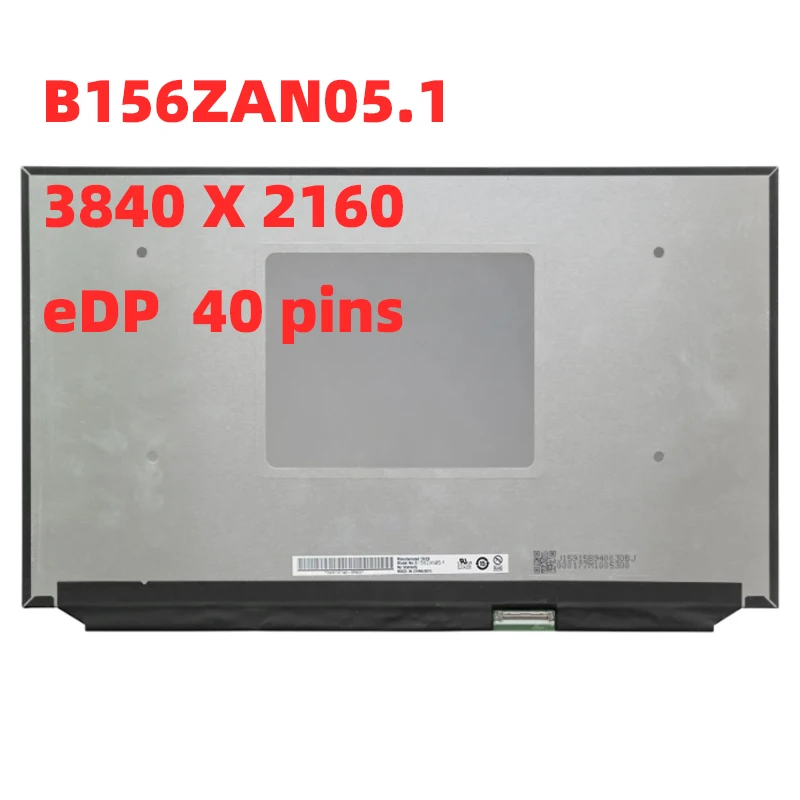 LQ156D1JW31 15,6 дюймовый 4K ЖК-экран дисплей IPS панель Тонкий UHD 3840x2160 60 Гц EDP 40 контактов 100% sRGB 400 cd/м² (тип.)