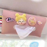cute and creative car tissue box car sun visor drawer box car supplies tissue holder birthday gift for girl girlfriend