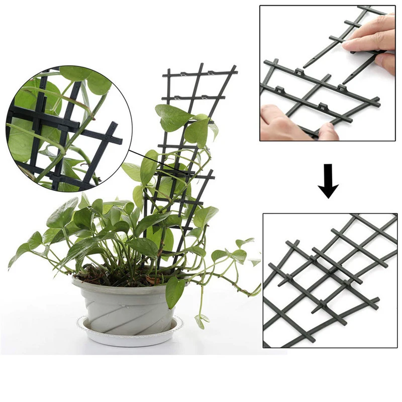 

Plant Climbing Bracket Vine Climbing Lattice Superimposed Flower Support Trellis Garden Mini Potted Flower Pot Support Frame
