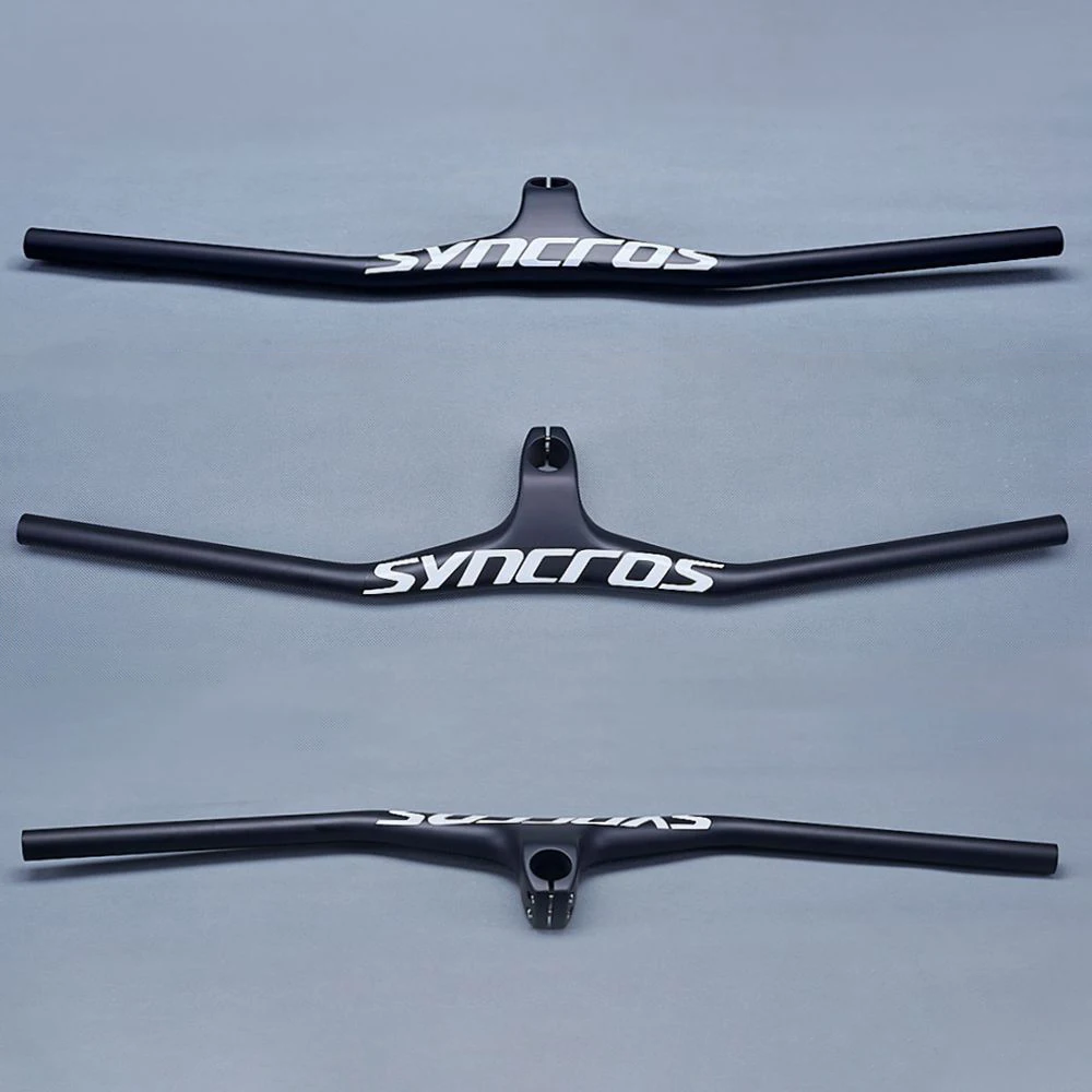 Горный велосипед Syncros интегрированный руль с выносом-17 градусов из углеродного