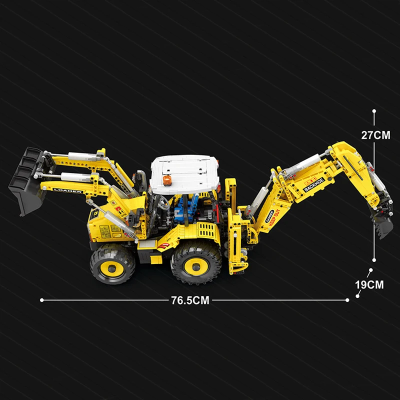 В наличии Reobrix 22018 MOC технический экскаватор строительные блоки RC бульдозер