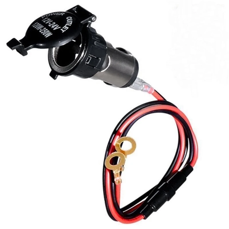 12 в прикуриватель В постоянного тока автомобильный с крышкой жгут проводов