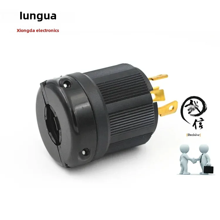 Xiongda американский стиль с тремя отверстиями N абсолют L6-30P вилка питания 30A 250V