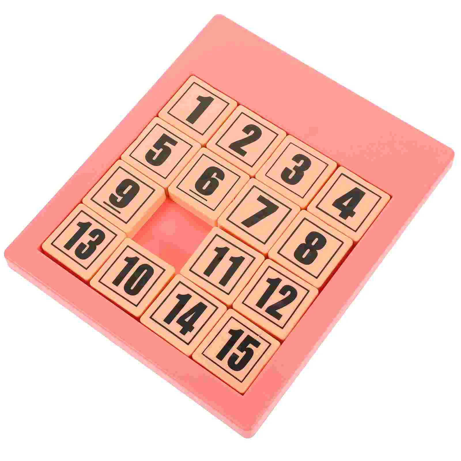 

Digital Road Klotski Puzzle Toy Brain Toys Plastic Math Toddler Montessori Child