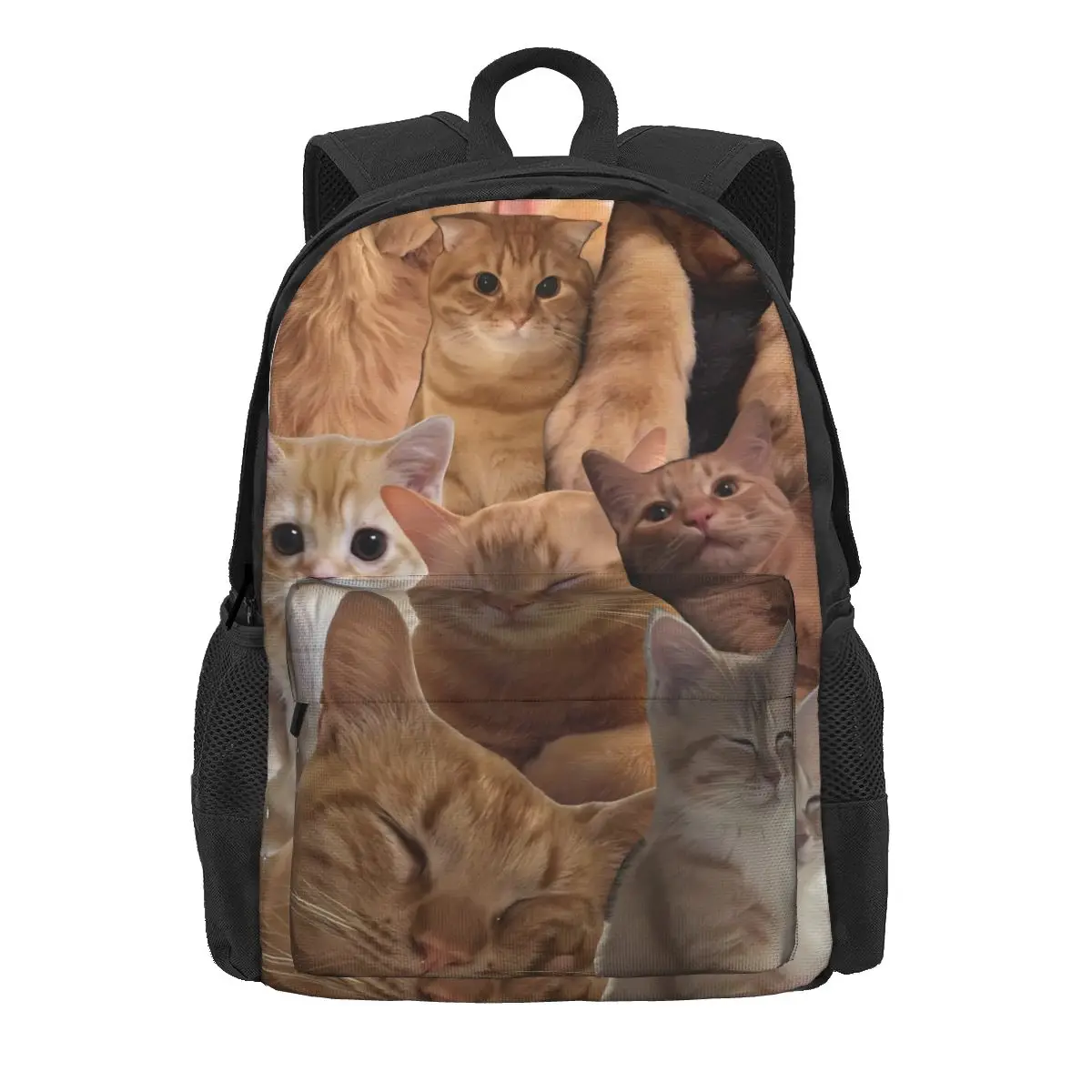 

Рюкзак с милыми животными, кошками, забавные рюкзаки для детей и домашних животных, Мужские Прочные школьные сумки для велоспорта, рюкзак на заказ