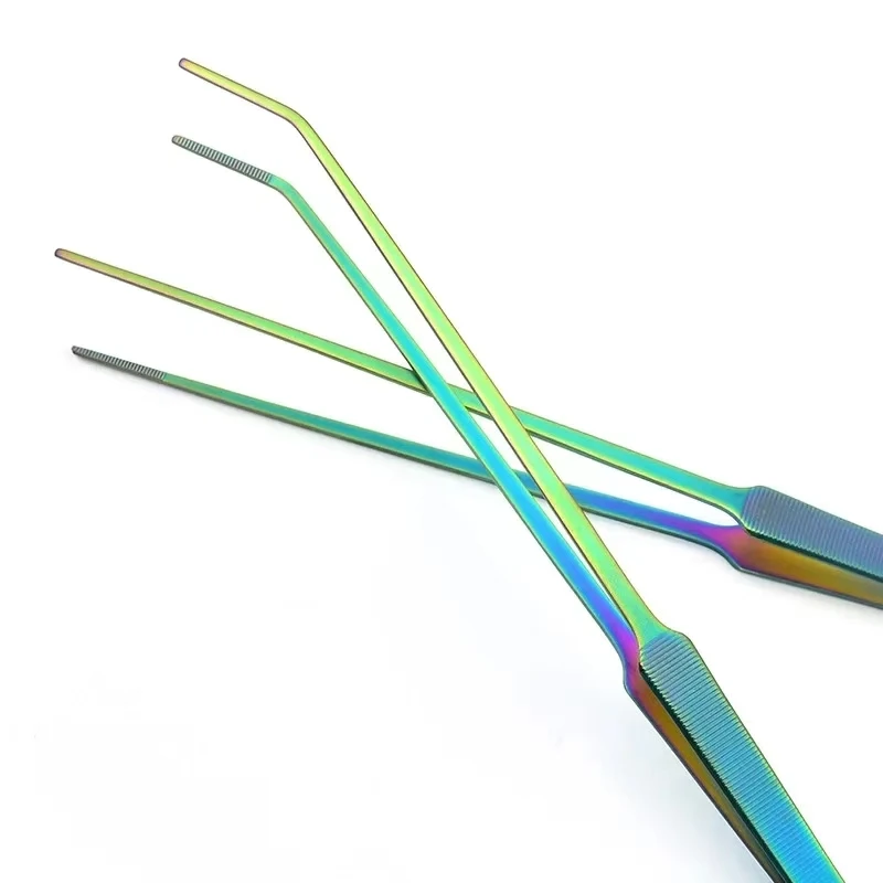 Quarium инструменты для ножниц Пинцет аквариума растений волнистые ножницы трава