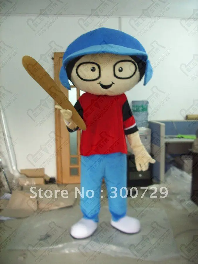 

Новинка, Лидер продаж, милая голубая шляпа для взрослых, костюм-талисман с мультяшными животными для мальчиков, рождественское маскарадное платье, костюм-талисман на Хэллоуин