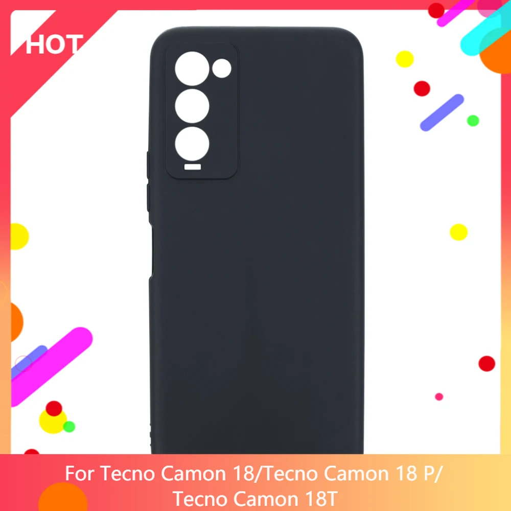 

Чехол для Camon 18, матовая искусственная Обложка для Tecno Camon 18 Tecno Camon 18 P Tecno Camon 18 T Мягкая силиконовая задняя накладка из ТПУ, тонкий противоударн...