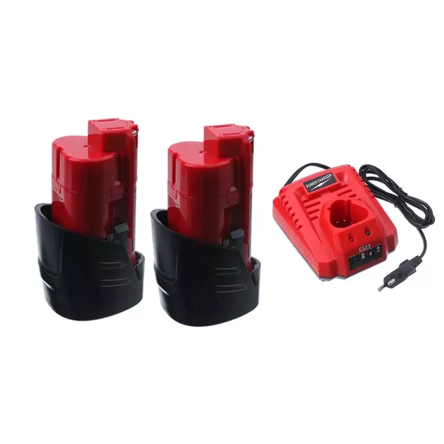 

2023New 3000mAh Li-ion Battery For Milwaukee M12 XC Cordless Tools 48-11-2402 48-11-2411 batteries 48-11-2401 MIL-12A-LI