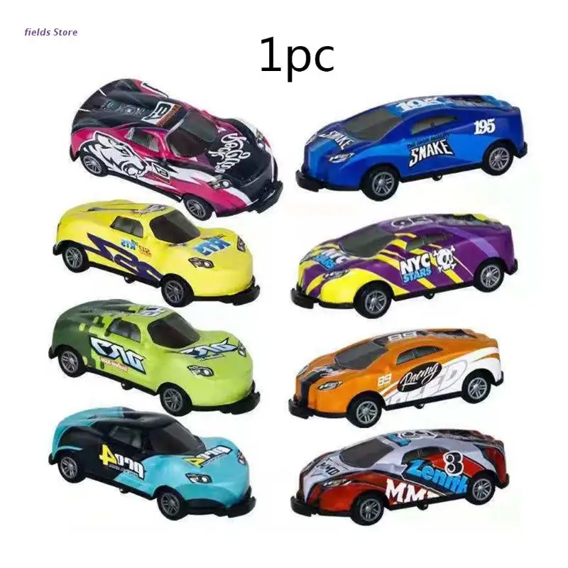 

3.5In Simulation Stunt Car Toy for Toddler Boys with Pull Back & Friction Active