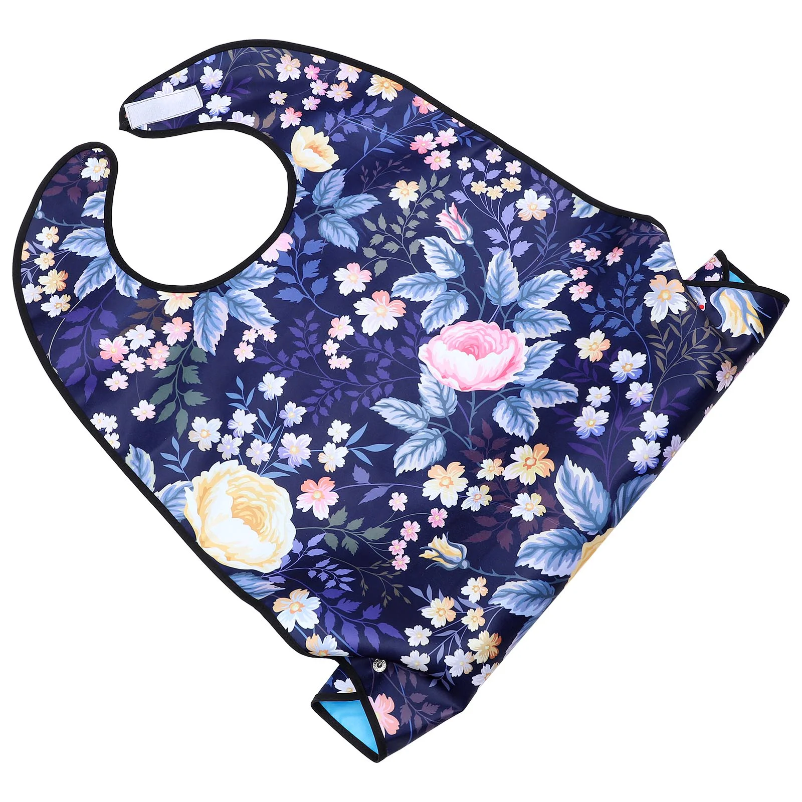 

Bib Bibs Adult Protectoradults Washable Saliva Elderly Eating Clothing Feeding Cape Meal Grooming Elder Man Floral Towel