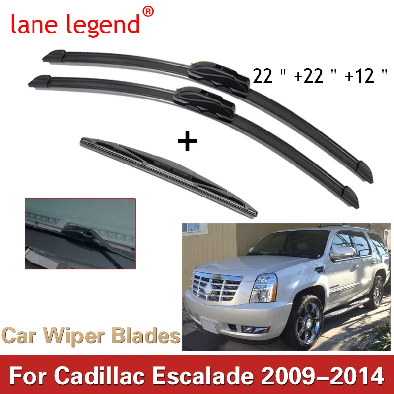 

Car Wiper Blade for Cadillac Escalade 2009 - 2014 GMT 900 Front & Rear Windshield Windscreen Wipers Car Accessories