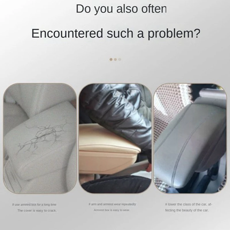 Для Toyota Camry 2012-2017 автомобильная кожаная консоль из микрофибры подлокотник панель